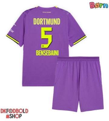 Borussia Dortmund Ramy Bensebaini #5 Tredje trøje Børn 2026-27 Kort ærmer (+ korte bukser)